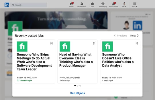 קמפיין Fiverr, עיצוב: שירן רומנו